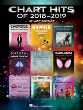 Chart Hits of 2018-2019 piano sheet music cover